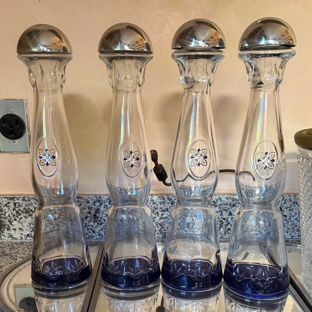 Clase Azul
 Elegant Glass Decanter with Silver Accents